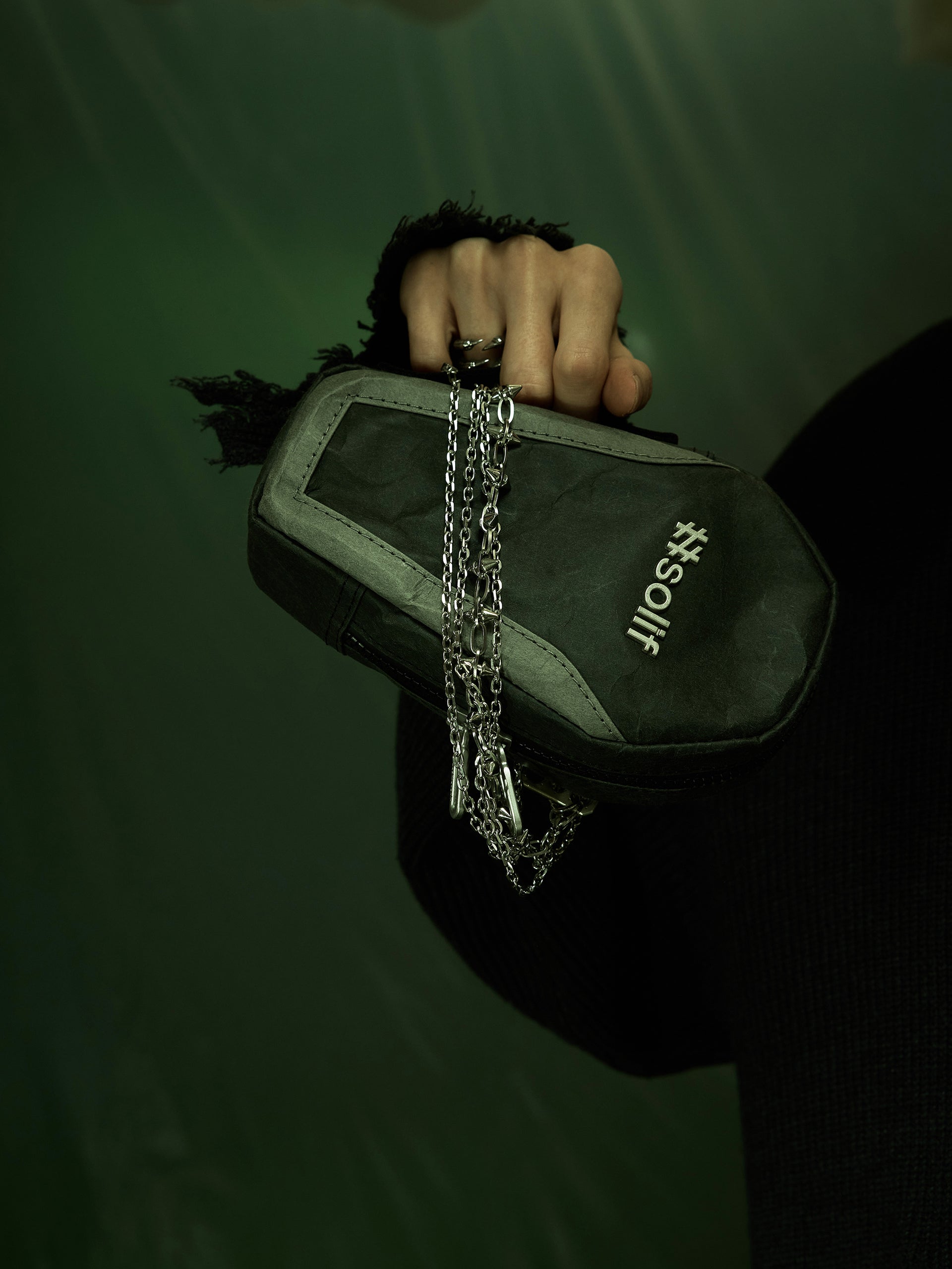 Solif - Coffin Shape Crossbody Bag | Land Of Dawn