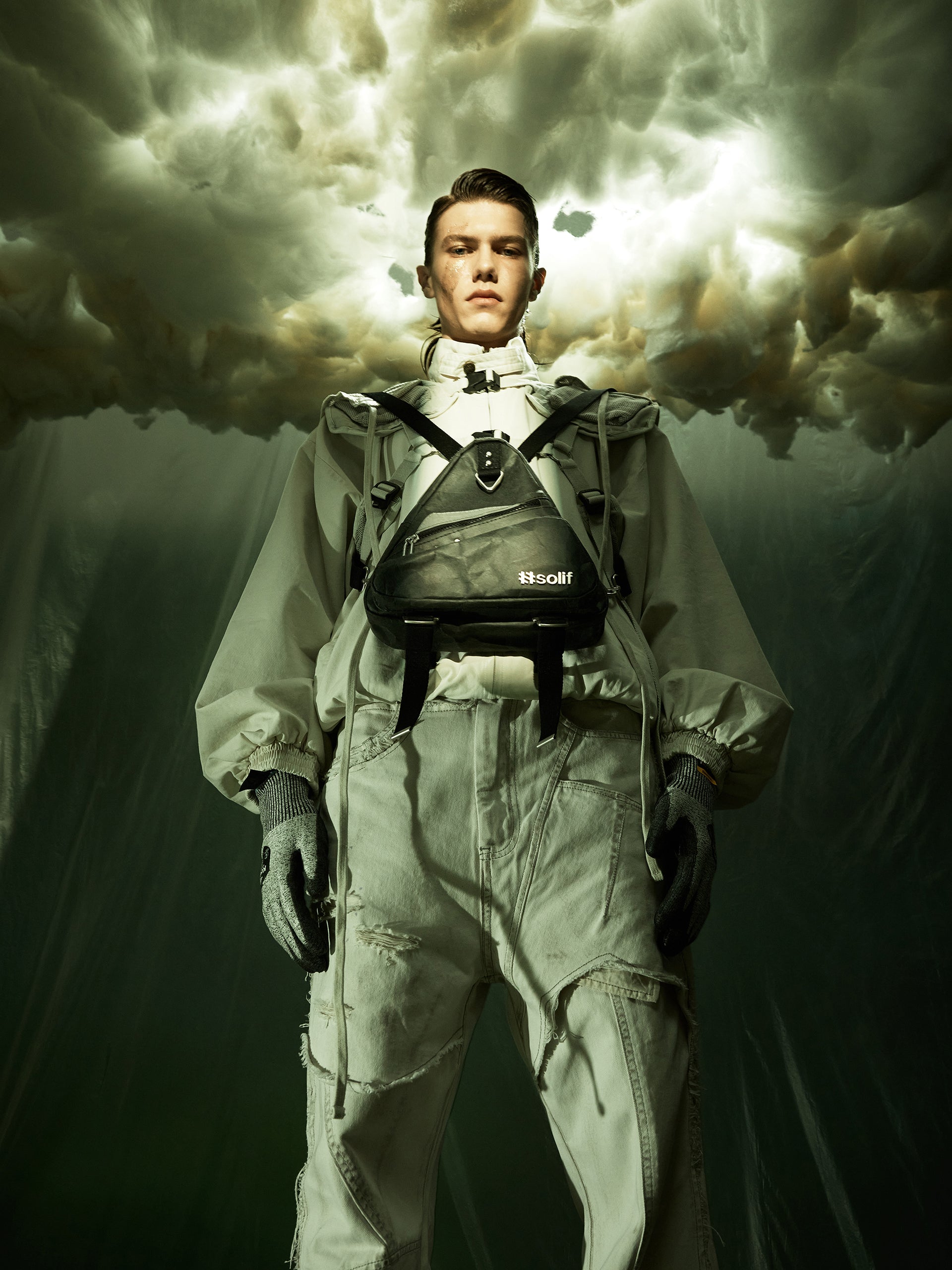 Solif - Mini Triangle Backpack | Land Of Dawn