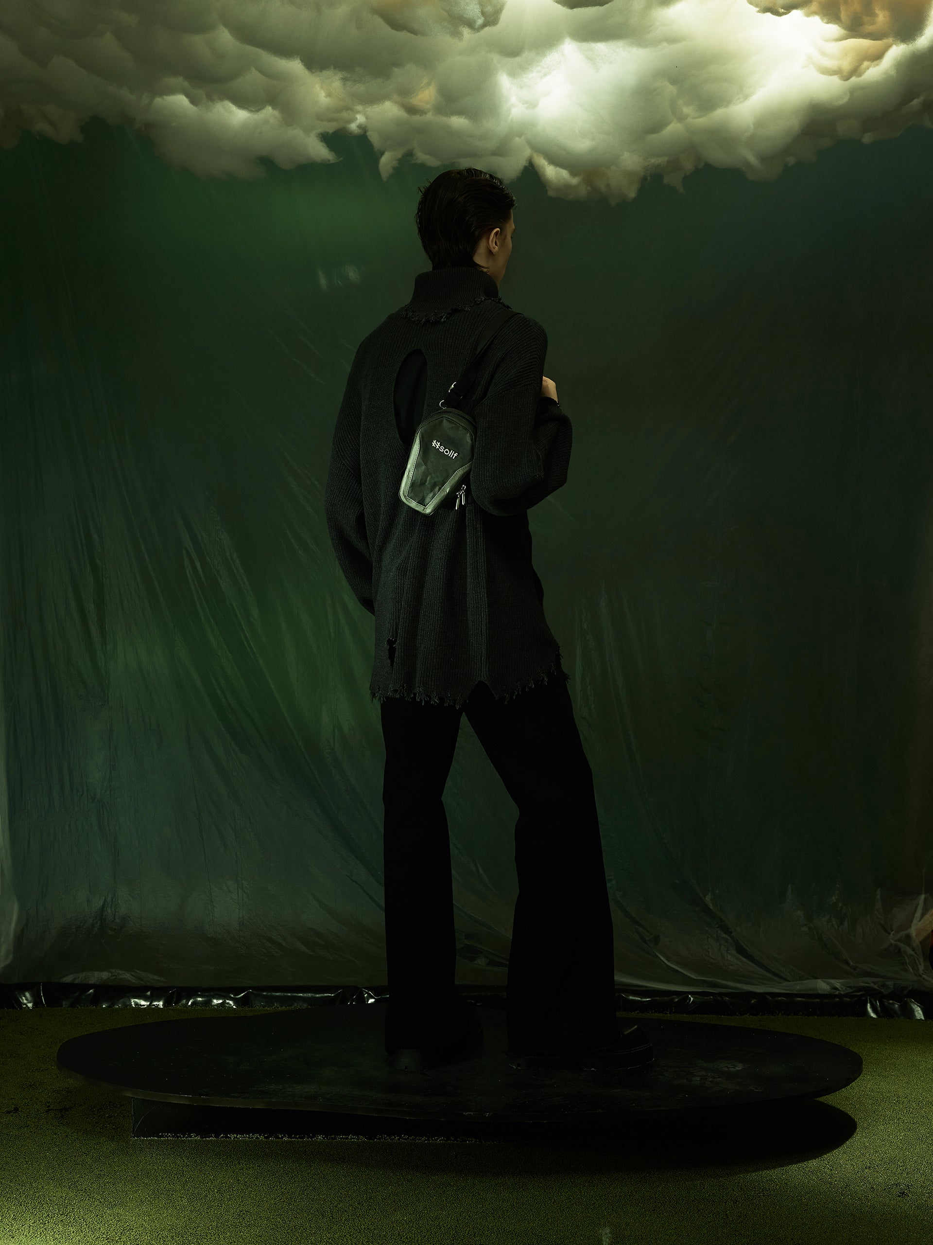 Solif - Coffin Shape Crossbody Bag | Land Of Dawn