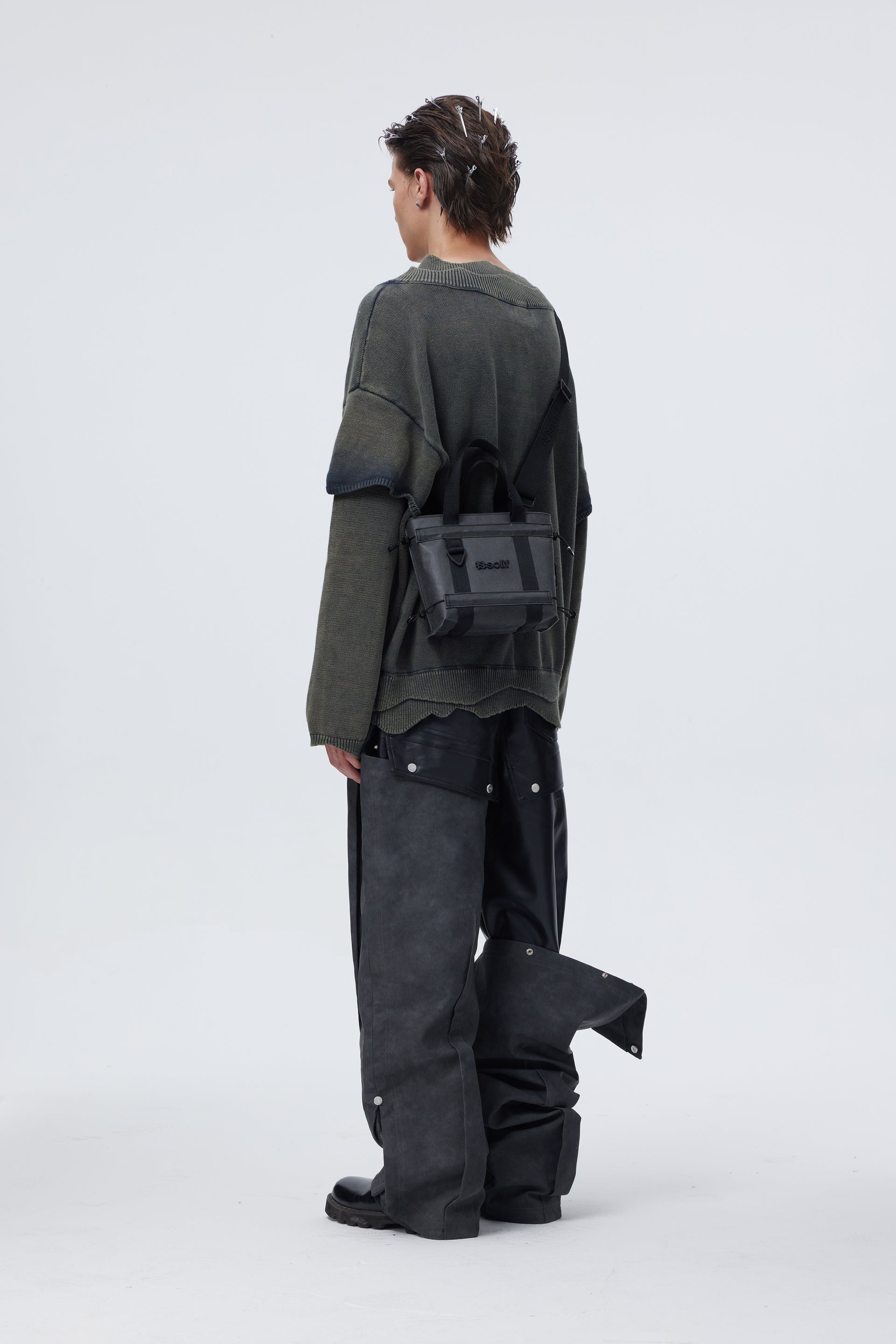 Solif - Black Hole Mini Tote Bag | Land Of Dawn