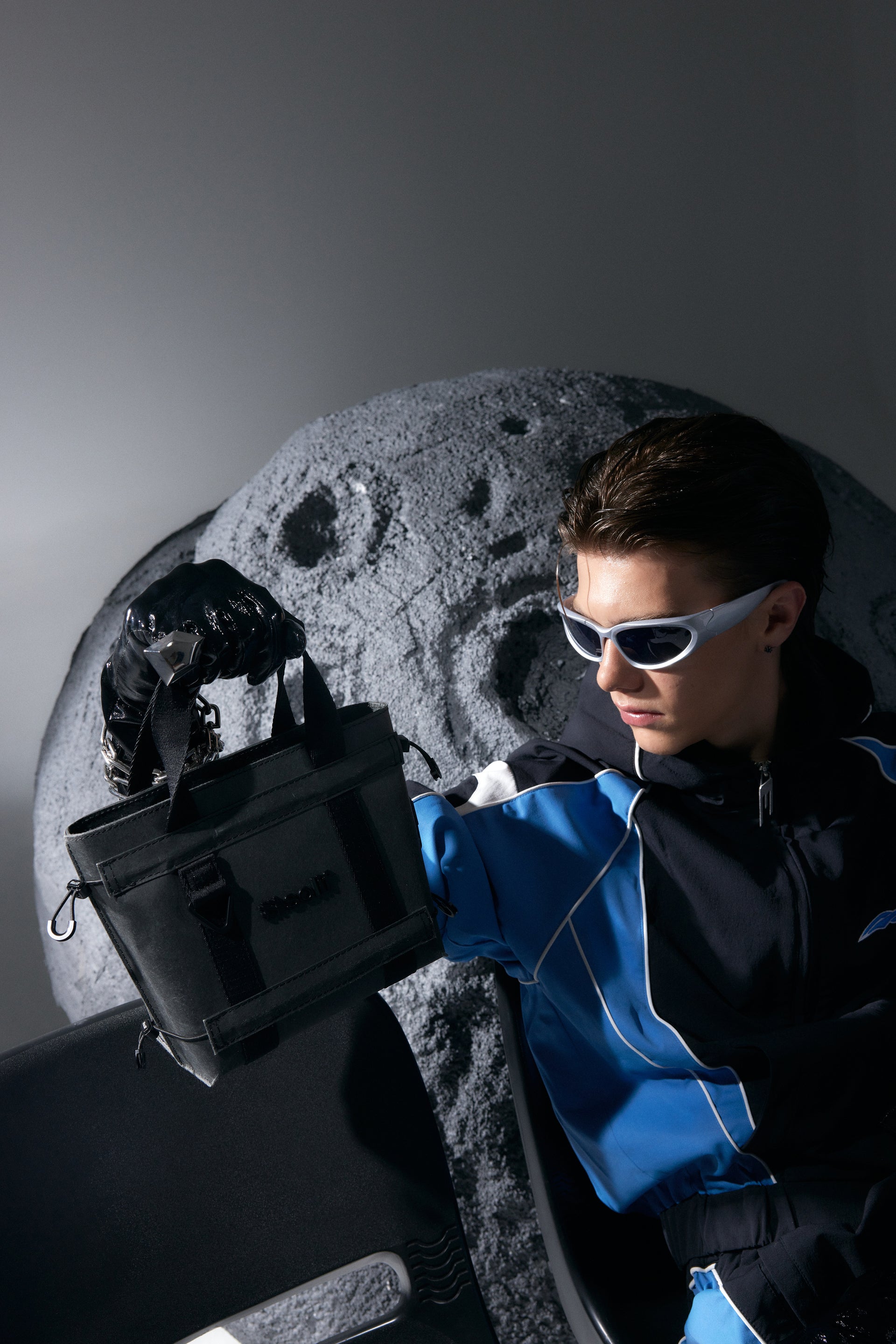 Solif - Black Hole Mini Tote Bag | Land Of Dawn