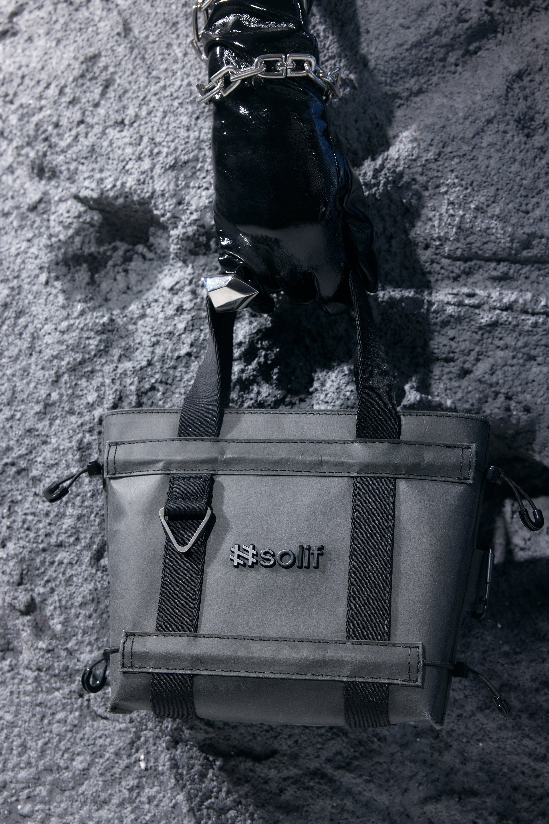 Solif - Black Hole Mini Tote Bag | Land Of Dawn