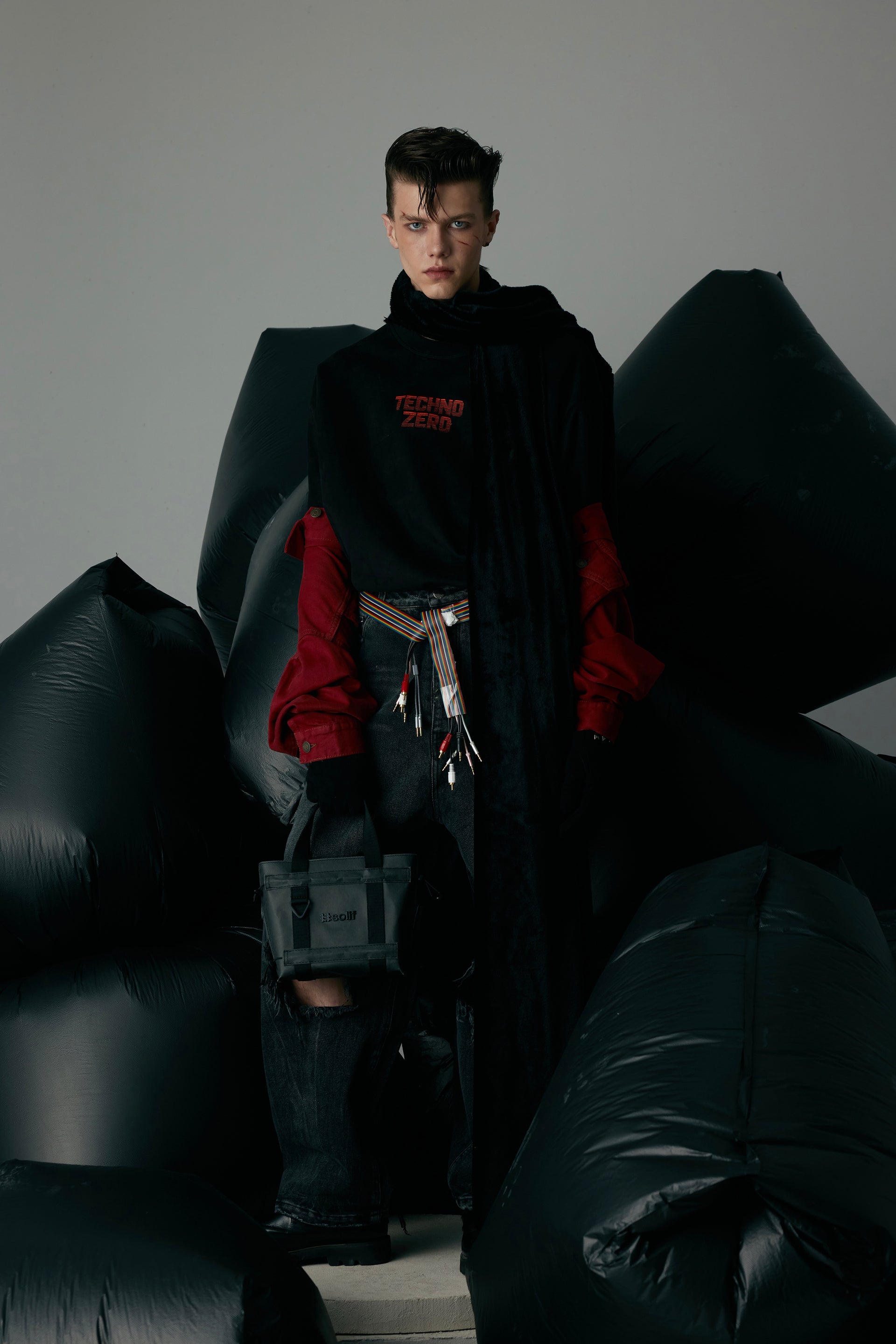 Solif - Black Hole Mini Tote Bag | Land Of Dawn