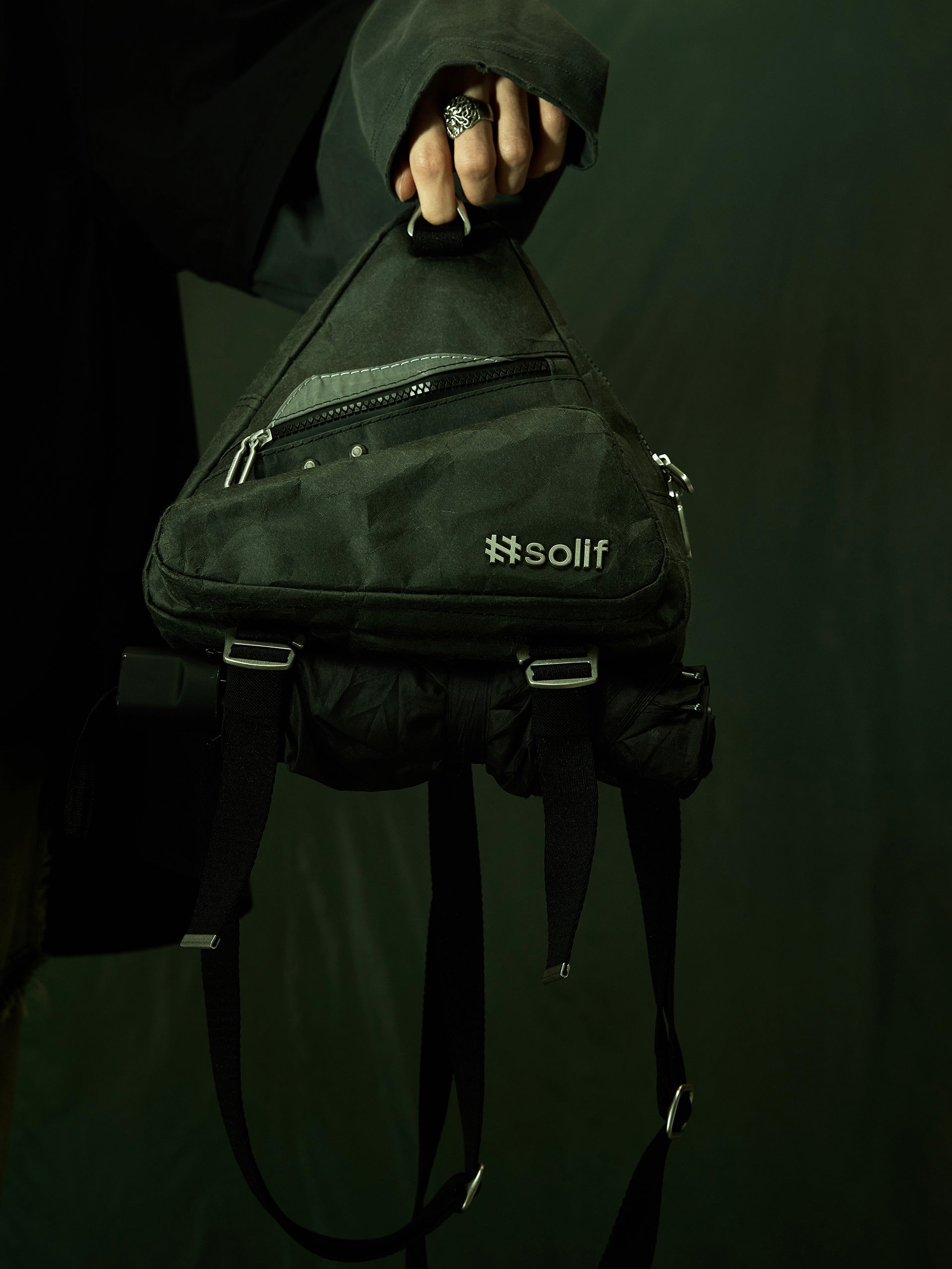Solif - Mini Triangle Backpack | Land Of Dawn