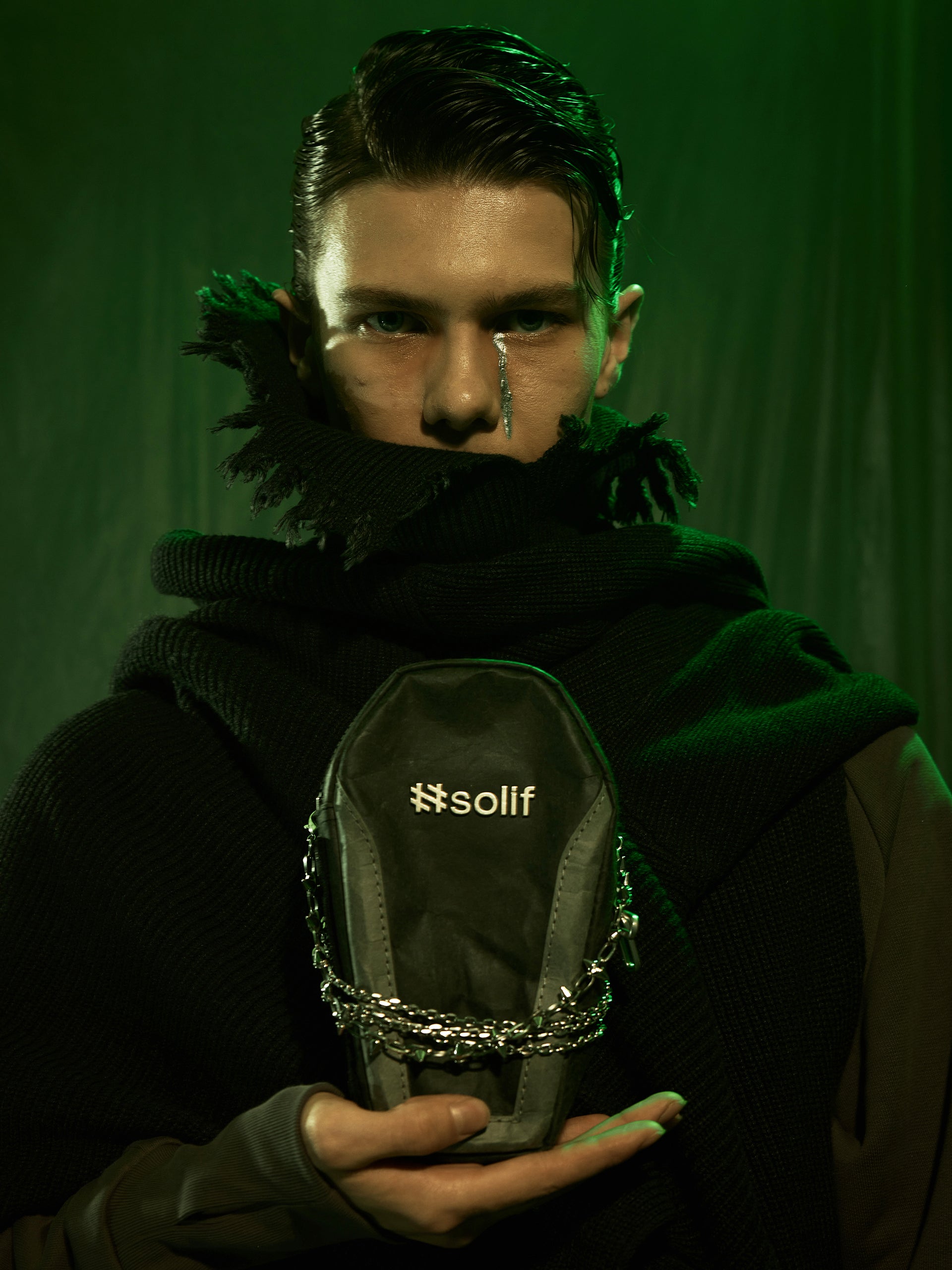 Solif - Coffin Shape Crossbody Bag | Land Of Dawn