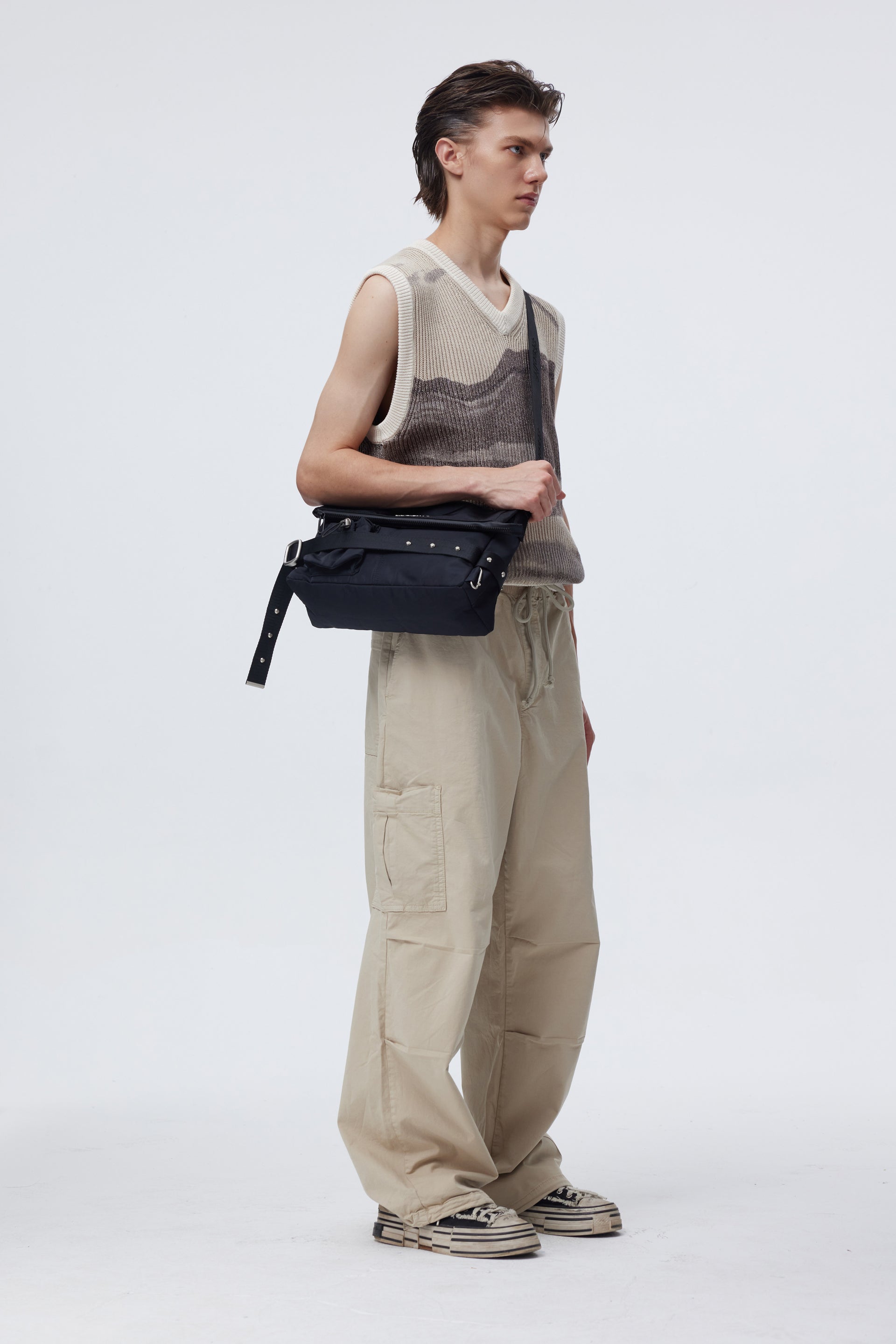 Solif - Messenger Bag by Recycled Polyester | Absurd Fisherman