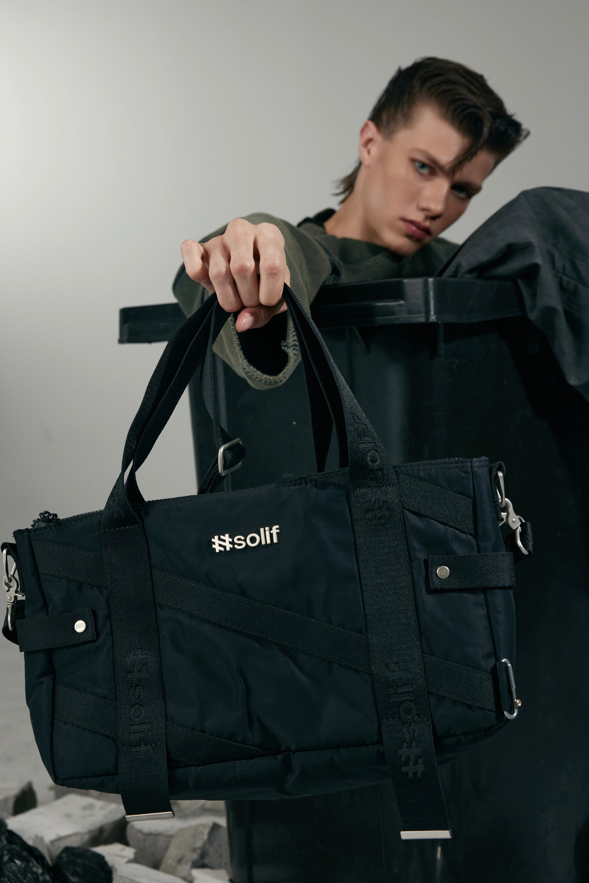 Solif - Shoulder Bag by Recycled Polyester | Absurd Fisherman