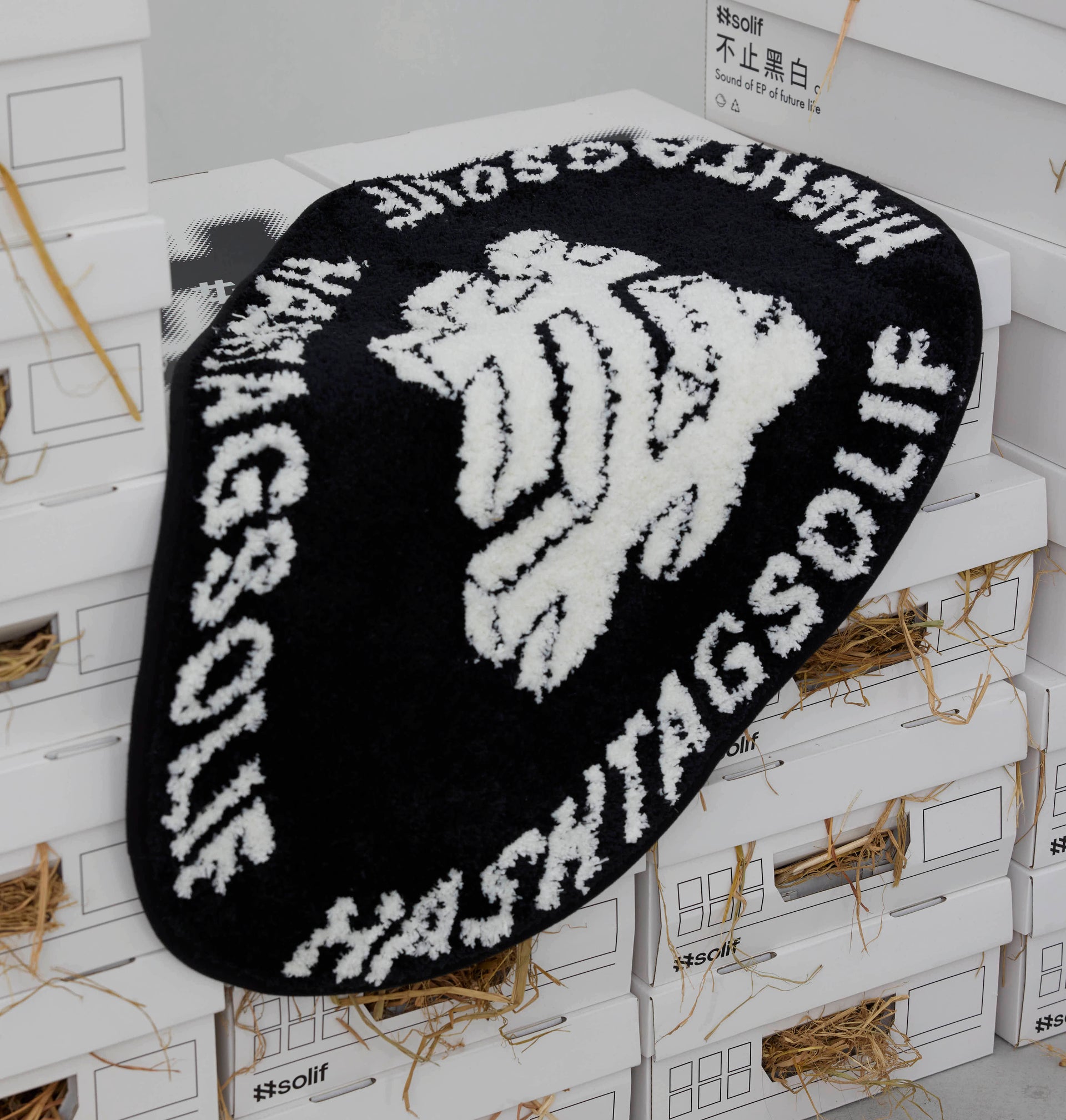 Solif - Bathroom Rug | Black